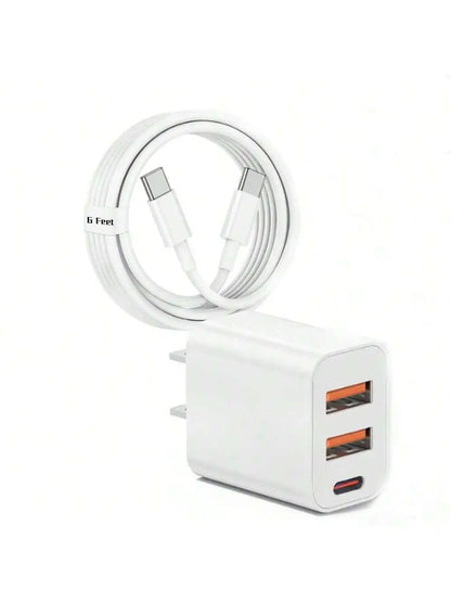 20W Charger Blockcharge and Data Wire