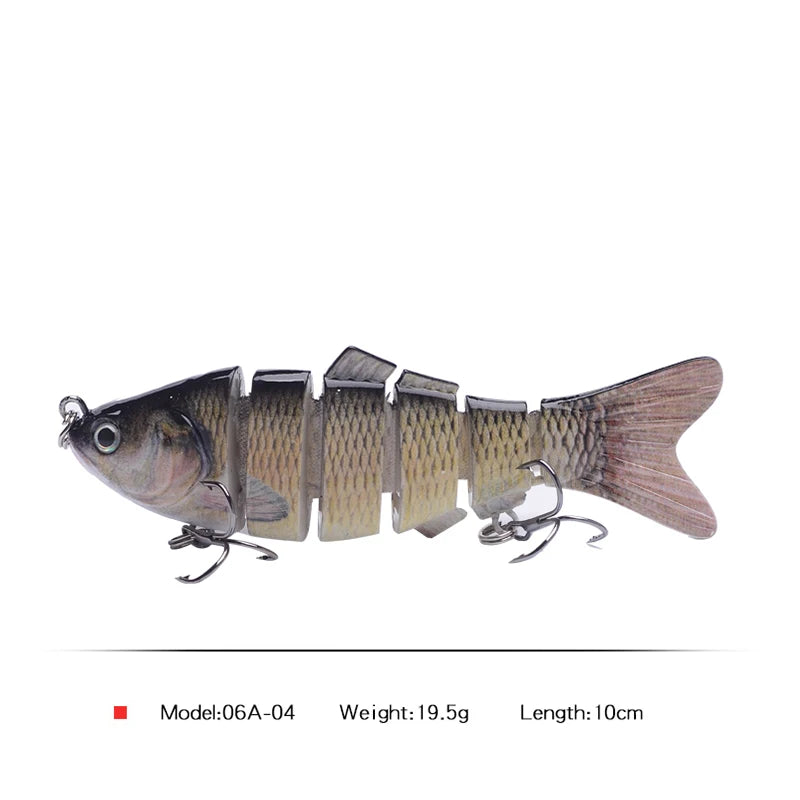 Fishing Bait Sinking Wobblers Fishing Tools 14cm28g17g Fishing LurefiShing Gaccessories  8 Segment Hard Lures for Fishing Lure