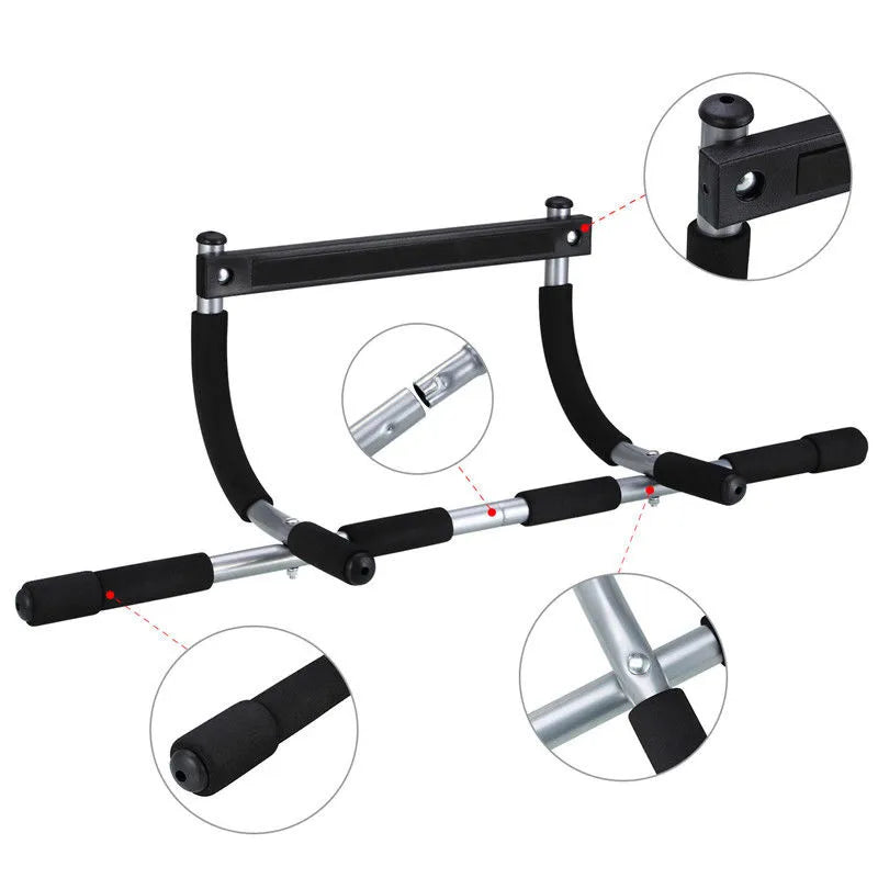 Adjustable Chin Up Bar Exercise Home Workout Gym Training Door Frame Horizontal Pull Up Bar Sport Fitness Equipments