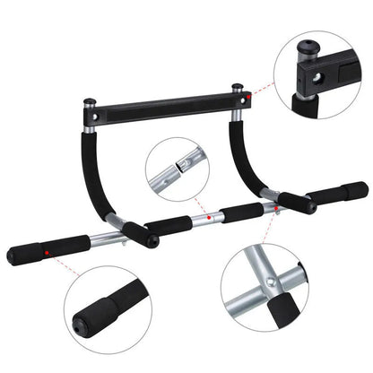 Adjustable Chin Up Bar Exercise Home Workout Gym Training Door Frame Horizontal Pull Up Bar Sport Fitness Equipments