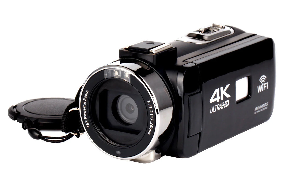 4K Camera 1080P Wifi Digital Video Camera 3.1 Inch IPS Touch Screen HD Vlogging for YouTube 18X Digital Zoom