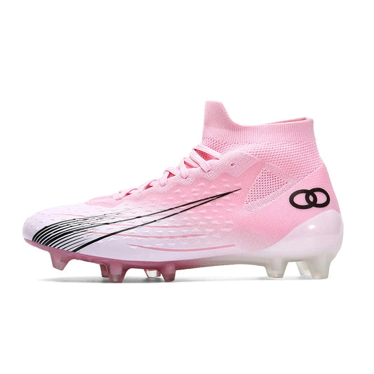 Factory Customize Men Cleats Football Boots High Top Soccer Boots Sneakers Football Shoes Turf Futsal Outdoor Soccer Shoes