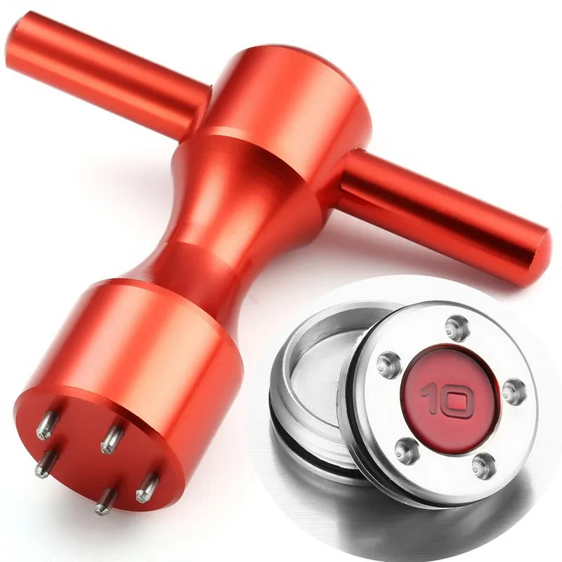 New Custom Red Sliver Number Weights for Scotty P