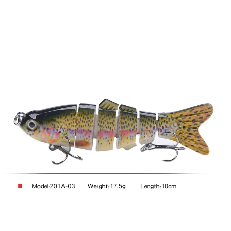 Fishing Bait Sinking Wobblers Fishing Tools 14cm28g17g Fishing LurefiShing Gaccessories  8 Segment Hard Lures for Fishing Lure
