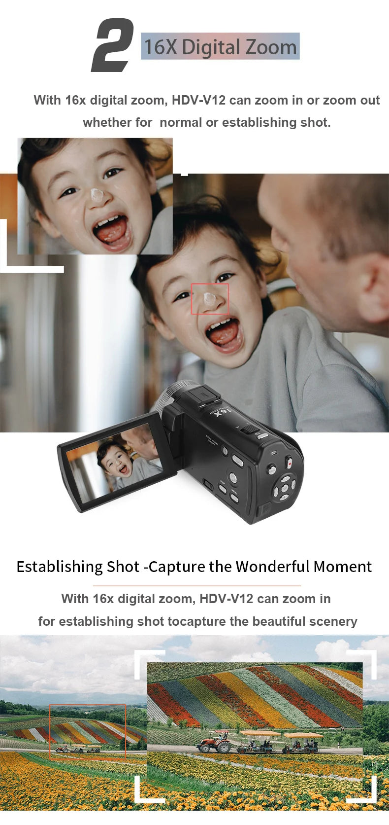 New Style Night Vision Digital Video Camera 3.0" 1080P HDV Professional Camcorder