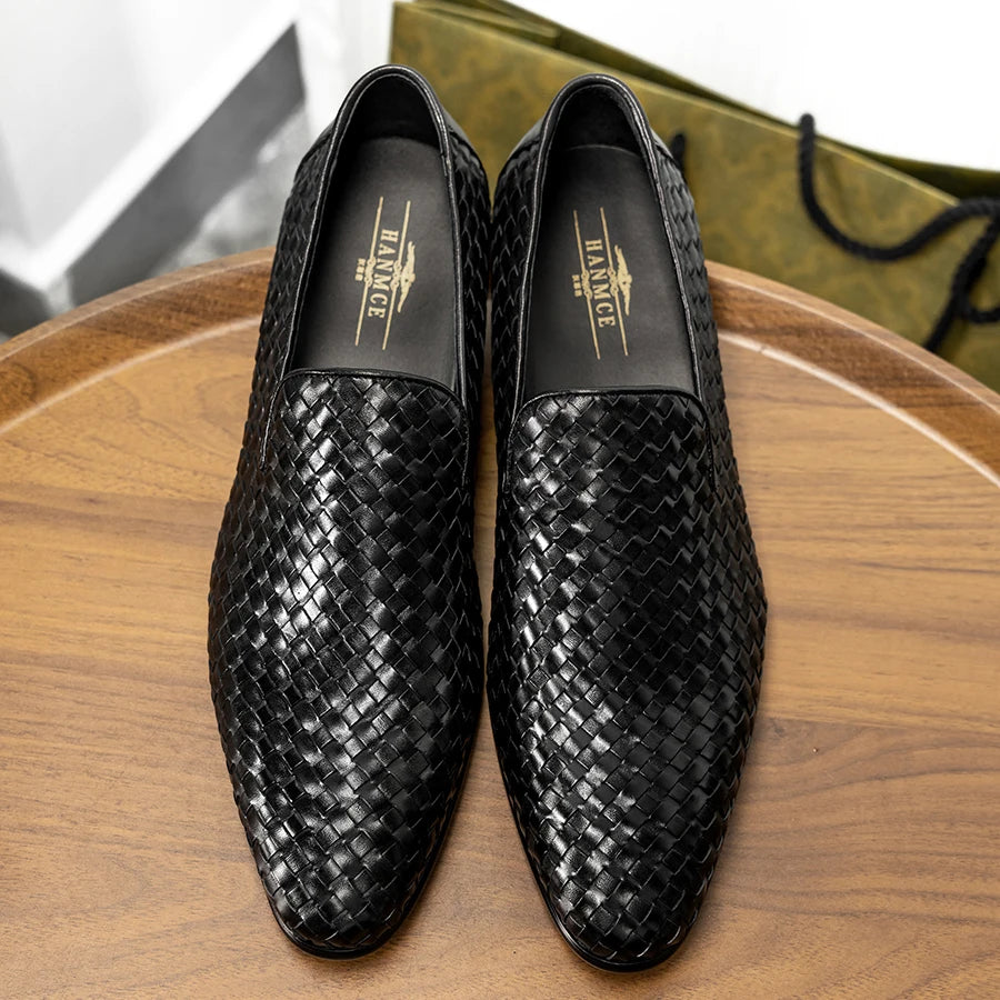 Hot Selling 2025  Men's Casual Formal Leather Genuine Dress Shoes Mens Loafers