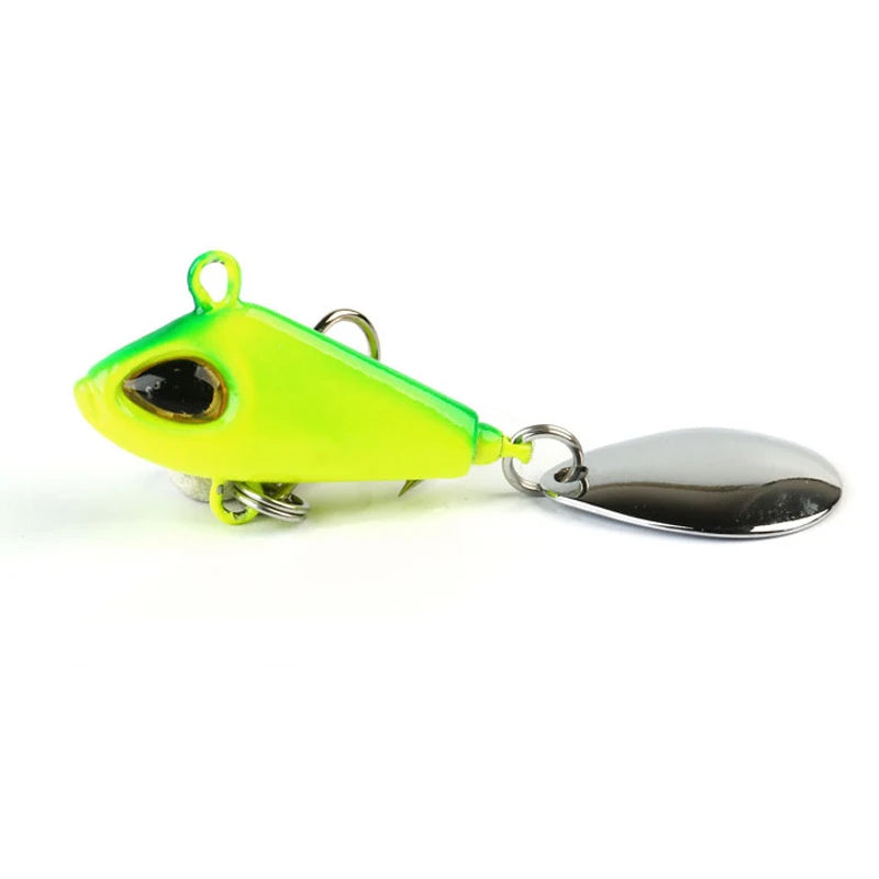 1pc 6/11/18/22g VIB Crankbaits Fishing Lure Spoon Wobble: The Ultimate Spin Jig Spinner Lures for Freshwater & Saltwater Fishing