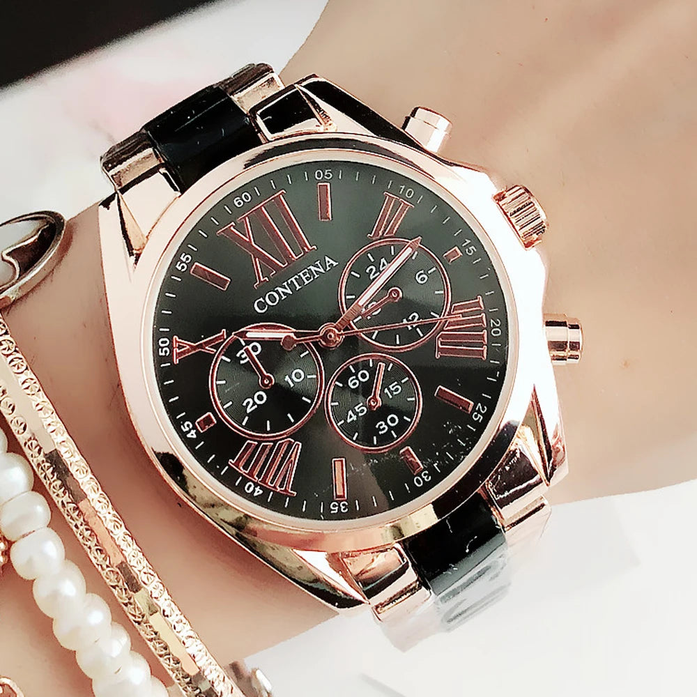 Ladies Fashion Pink Wrist Watch Women Watches Luxury Top Brand