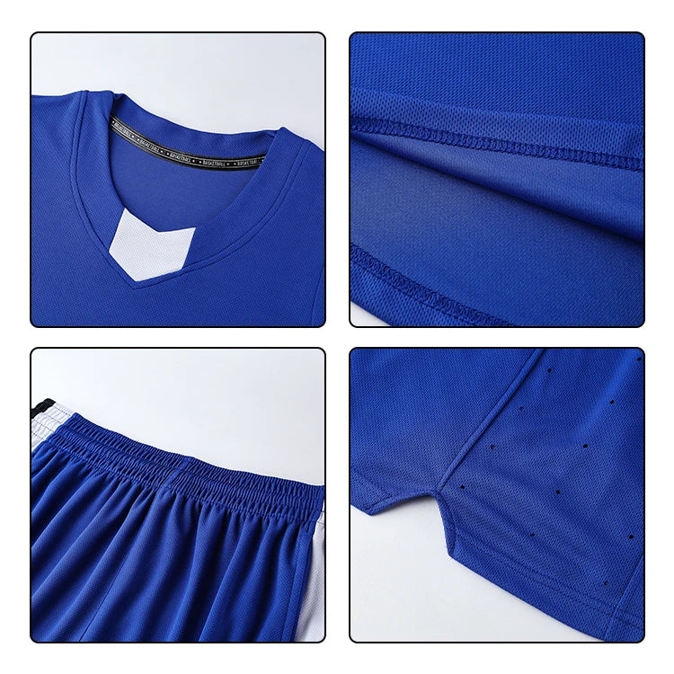 China Factory Basketball Sportswear Breathable Men Basketball Uniform Custom