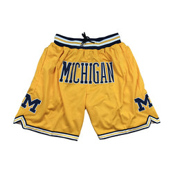 Embroidery Basketball Shorts Retro Sweat Vintage Bulls Magic Heat All Star Basketball Wear Shorts Zipper Pockets Just Men Don