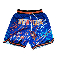 Embroidery Basketball Shorts Retro Sweat Vintage Bulls Magic Heat All Star Basketball Wear Shorts Zipper Pockets Just Men Don