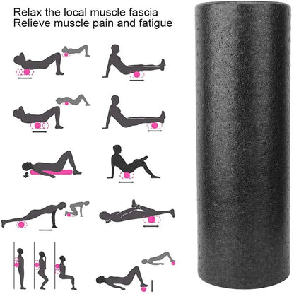 Yoga Foam Roller Cushion for Back Fitness Gymnastic Massager Roller Exercise Pilates Equipment Fitness Roller for Relaxation
