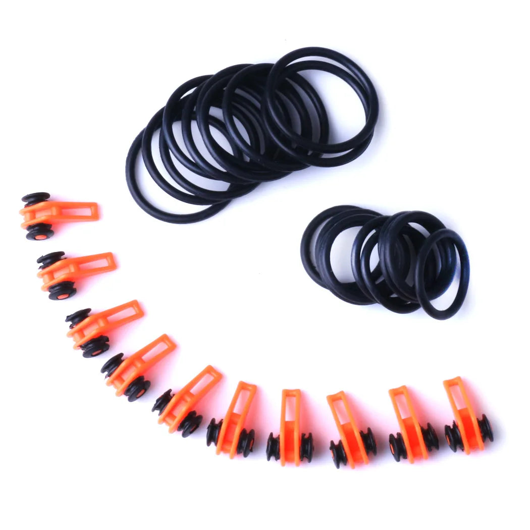 10 Set Plastic Fishing Hook Keeper Holder Hooks Keeper for Fishing Rod Pole Fishing Lures Bait Safety Holder Fishing Accessories