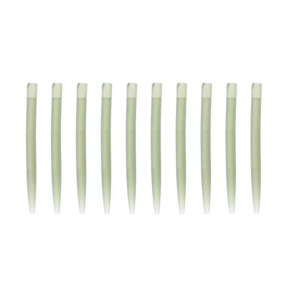 100PCS Terminal Carp Fishing Anti Tangle Sleeves Connect With Fishing Hook Rubber Tip Tube Positioner Terminal Fishing Tackles