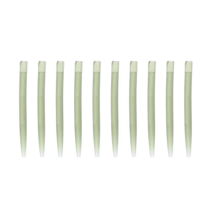 100PCS Terminal Carp Fishing Anti Tangle Sleeves Connect With Fishing Hook Rubber Tip Tube Positioner Terminal Fishing Tackles