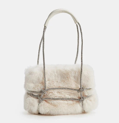 Women's Bag Handbag Purses and Handbags for Women Luxury Designer Small Bag Tote Bag Female Purse Faux Fur Evening Clutch Bag