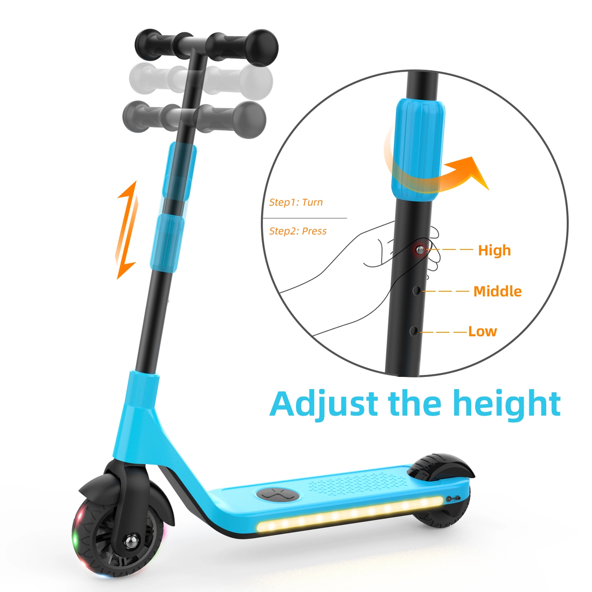 Cheap Europe Warehouse Children's Electric Toy Gift Scooters Kids Scooter Electric Scooter