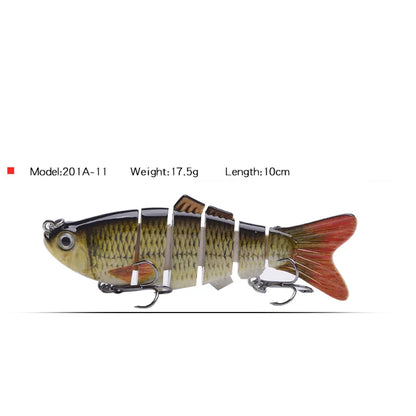 Fishing Bait Sinking Wobblers Fishing Tools 14cm28g17g Fishing LurefiShing Gaccessories  8 Segment Hard Lures for Fishing Lure