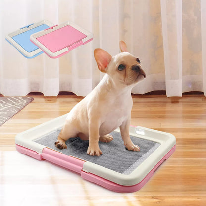 Portable Dog Training Toilet Potty Pet Puppy Litter Toilet Tray Pad Mat for Dogs Cats Easy to Clean Pet Product Indoor