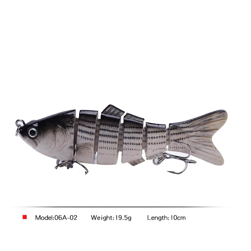 Fishing Bait Sinking Wobblers Fishing Tools 14cm28g17g Fishing LurefiShing Gaccessories  8 Segment Hard Lures for Fishing Lure