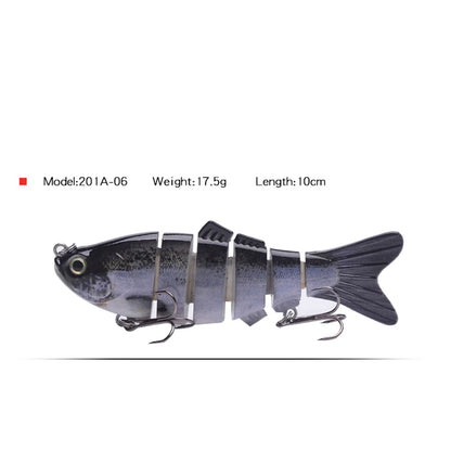 Fishing Bait Sinking Wobblers Fishing Tools 14cm28g17g Fishing LurefiShing Gaccessories  8 Segment Hard Lures for Fishing Lure