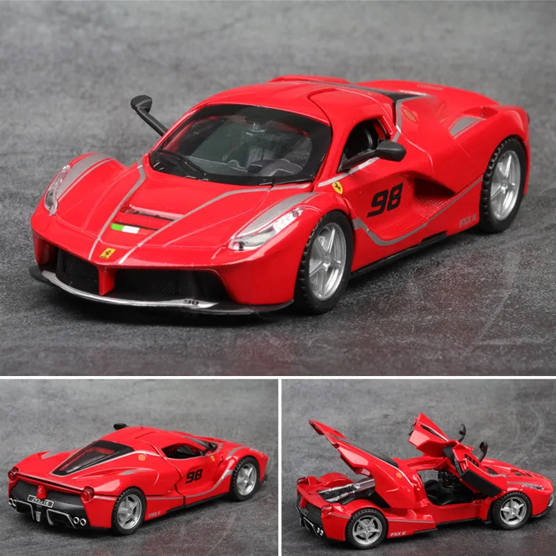 1:32 Laferrari FXXK Toy Alloy Car Diecasts & Toy Vehicles Sound and Light Car Model Collection Car Toys for Children