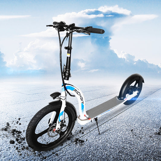 36V 350w 10Ah Folding Fat Tire Electric Dirt Scooter 20 Inch Adult Scooter Electro Big Wheel  Electric Scooter