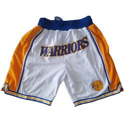 Embroidery Basketball Shorts Retro Sweat Vintage Bulls Magic Heat All Star Basketball Wear Shorts Zipper Pockets Just Men Don