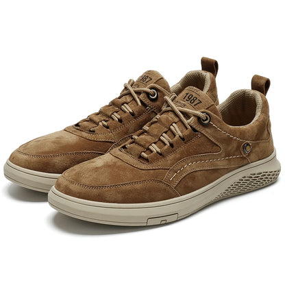 Men's Casual Shoes Outdoor Men's Shoes New Handmade Large Size Stitching All-Match Business Leather Shoes Men