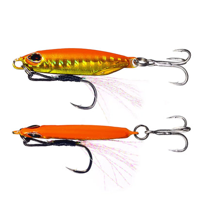 16G 32G Sinking Lead Jigging Fishing Lure Deep Sea Trolling Boat Fishing Saltwater Metal Jig Lure