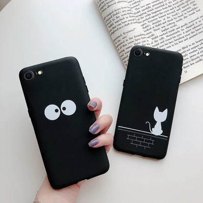 For Apple Iphone SE 2020 Case Silicone Cute TPU Soft Phone Case for iPhone SE 2 4.7'' 2020 SE2 Back Protector Bumper Cover Cases
