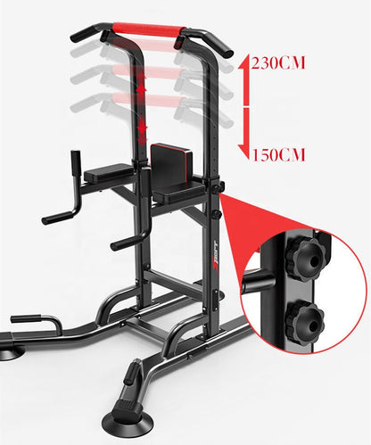 Sport Power Tower Pull Up Bar Dip Stand Station Multi-Function Workout Home Gym Training Fitness Exercise Equipment