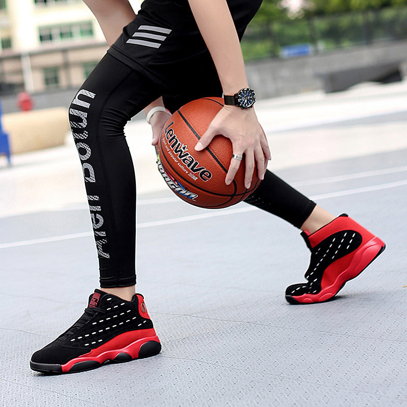Fashion Mens Custom Basketball Shoes Couple Breathable Basketball Sport Shoes