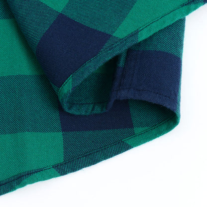 Men's Long Sleeve Plaid Cotton Shirt Casual Spring Autumn