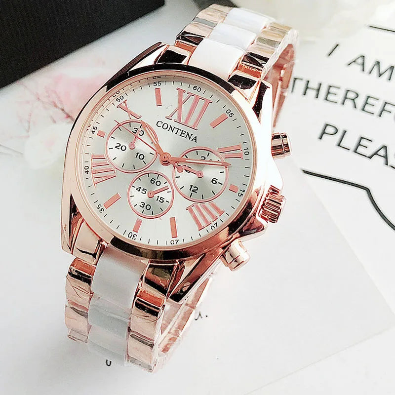Ladies Fashion Pink Wrist Watch Women Watches Luxury Top Brand