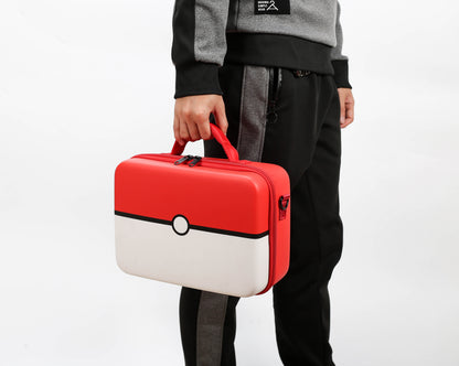 Pokeball Style Travel Carrying Case for Nintendo Switch Pokemon Accessories System Cute & Deluxe Protective Hard Shell Carry Bag