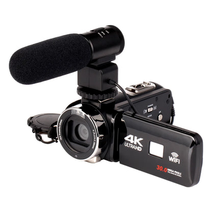 4K Camera 1080P Wifi Digital Video Camera 3.1 Inch IPS Touch Screen HD Vlogging for YouTube 18X Digital Zoom