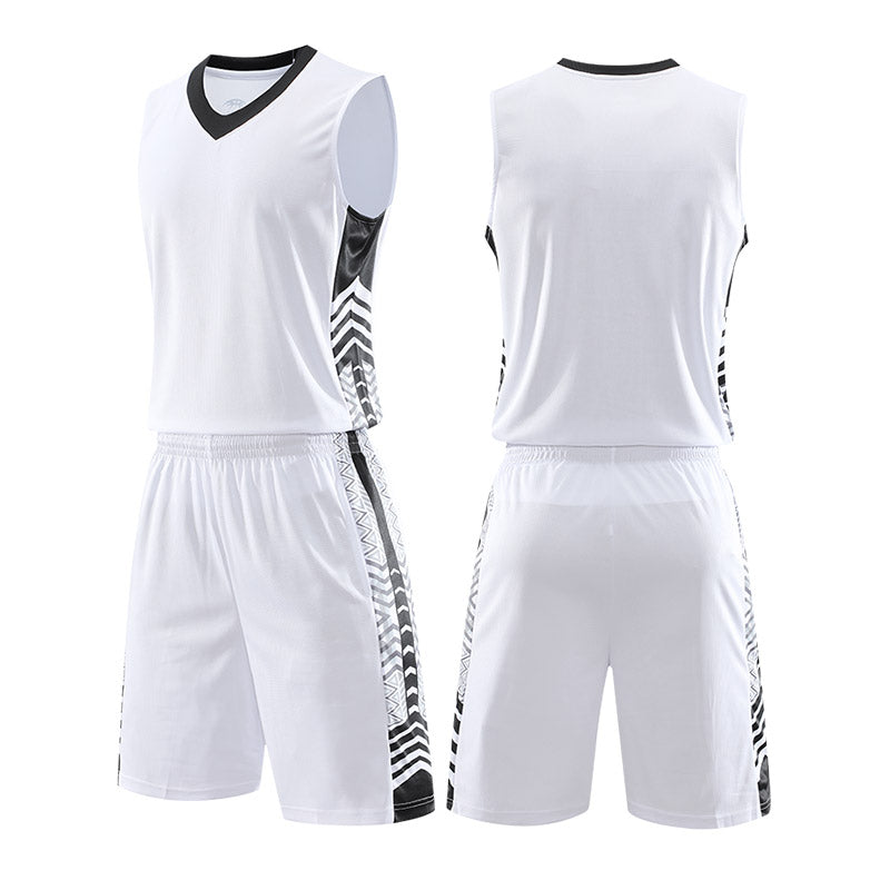 In Stock QUICK DRY 100% Polyester Basketball Wear Wholesale  T-Shirt and Pants