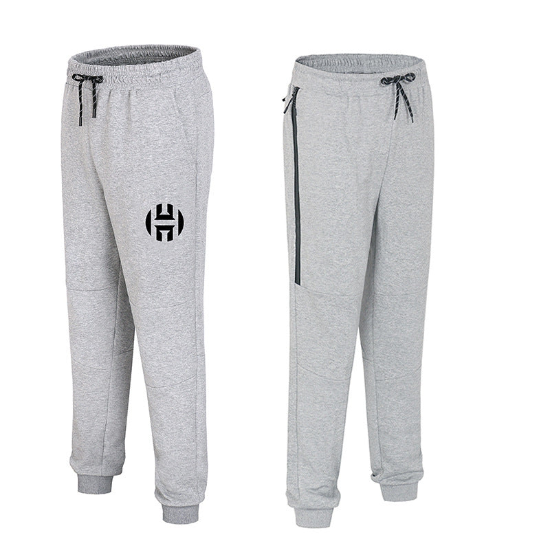 Wholesale Customized Basketball Training Pants Men'S Spring and Autumn Thin Zipper Cotton Casual Pants