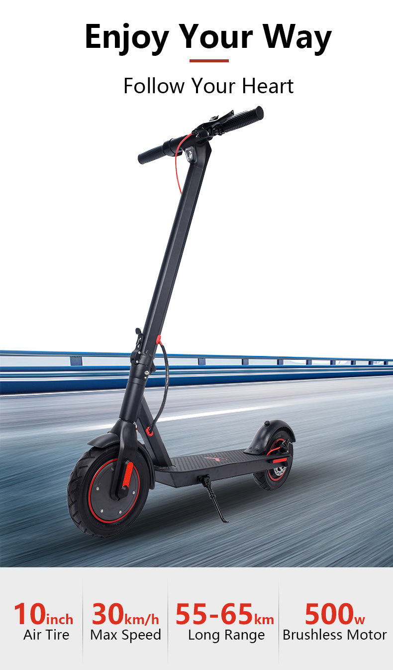 US Warehouse  Long Range Electric Scooters Off Road Escooter Big Wheel Fast Speed Electro E Scooter Electrico 500W
