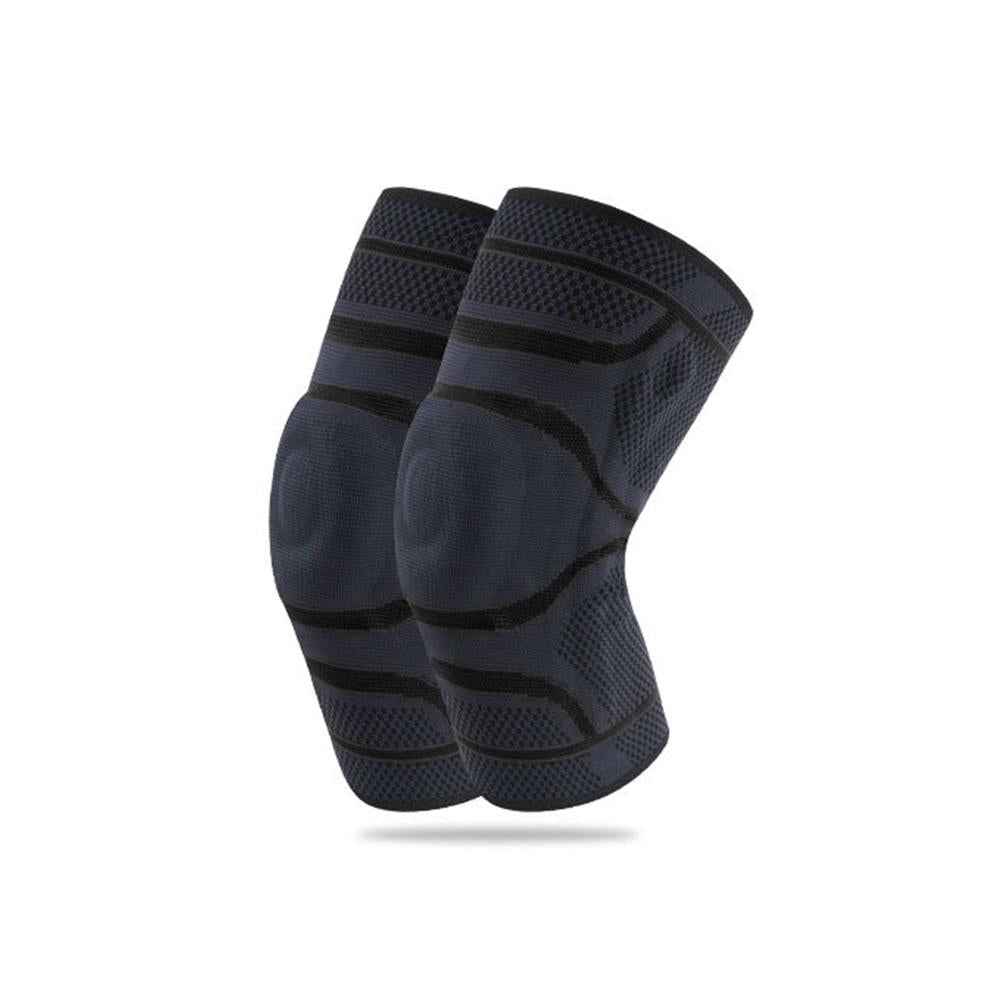 Custom Logo Breathable Basketball Athletic Sports Running Jogging Climbing Compression Silicone Knee Pad