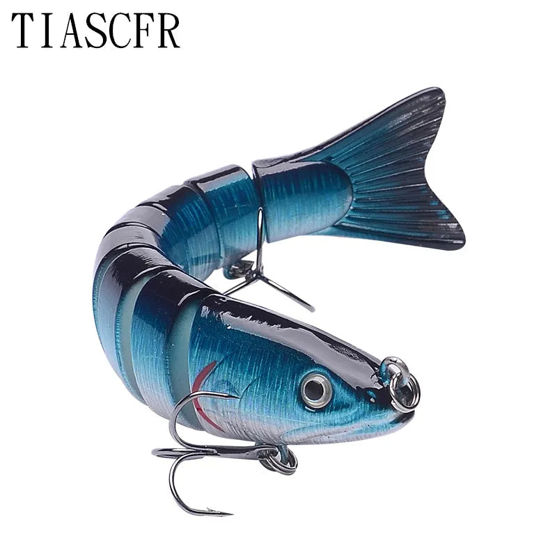 Fishing Bait Sinking Wobblers Fishing Tools 14cm28g17g Fishing LurefiShing Gaccessories  8 Segment Hard Lures for Fishing Lure
