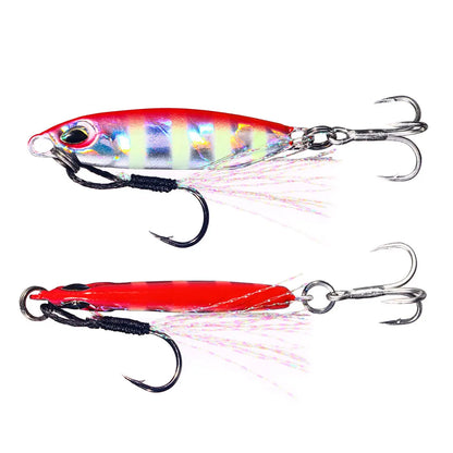 16G 32G Sinking Lead Jigging Fishing Lure Deep Sea Trolling Boat Fishing Saltwater Metal Jig Lure