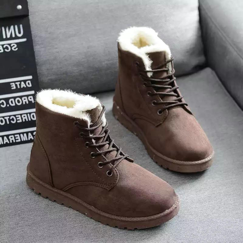 New Velvet Padded Snow Boots Winter Now Boots Women Shoes PVC Adult Casual Shoes Female Kids Winter Boots 1pc/Opp Bag Midi 1 Set