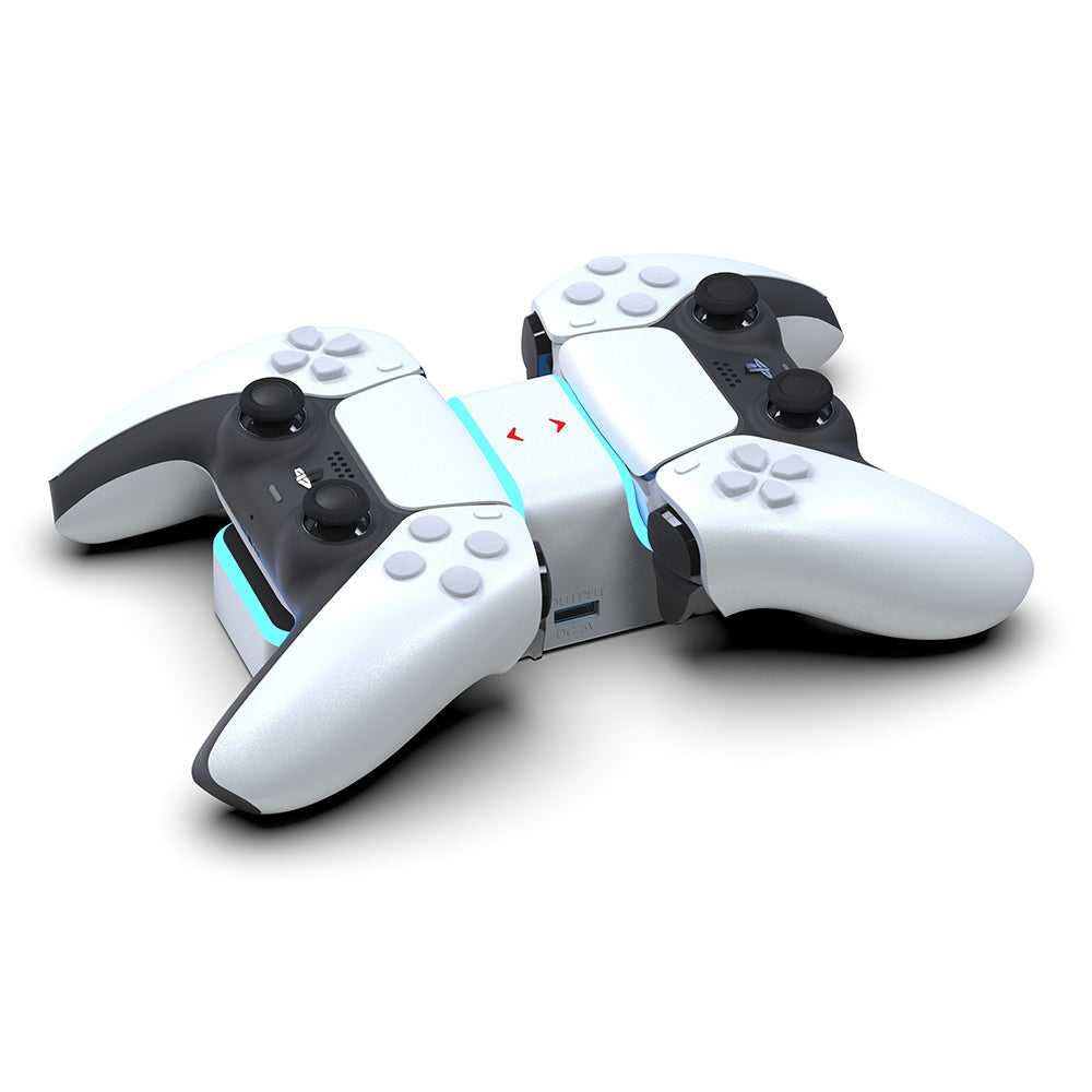 Honcam PS5 Controller Charger Station for PS5 Controller Charger Station With LED Indicator
