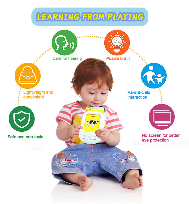 Autistic Children Toddler Baby Learning Toys Speech Therapy Toys Early Educational Toys for Kids Learning ABC English Chinese