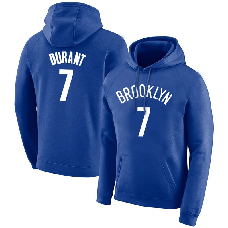 Wholesale Customized Basketball Net Durant Sportswear Sweatshirt Hoodie Men's James Scobie Curry George Thin Basketball Hoodie