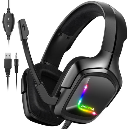 2021 Hot Selling Onikuma K20 Gaming Headset Noise Cancelling Headphones for Xbox PS4 PS5
