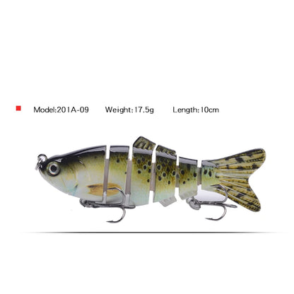 Fishing Bait Sinking Wobblers Fishing Tools 14cm28g17g Fishing LurefiShing Gaccessories  8 Segment Hard Lures for Fishing Lure