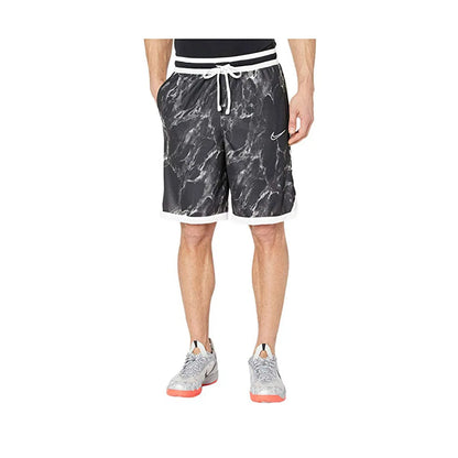 Nike Dri-Fit Marble Print Elite Basketball Pants Men's Active Shorts in Black Marble XS Available | 100% Authentic